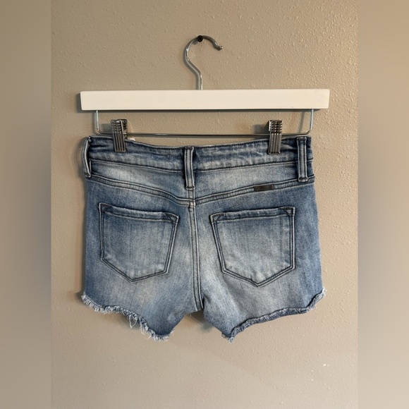 Kancan Distressed Denim Shorts - Picture 3 of 4